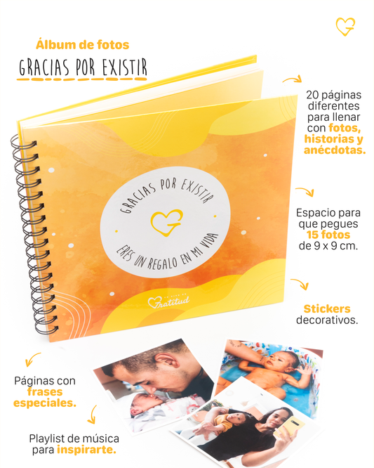 Album de fotos Gracias por existir