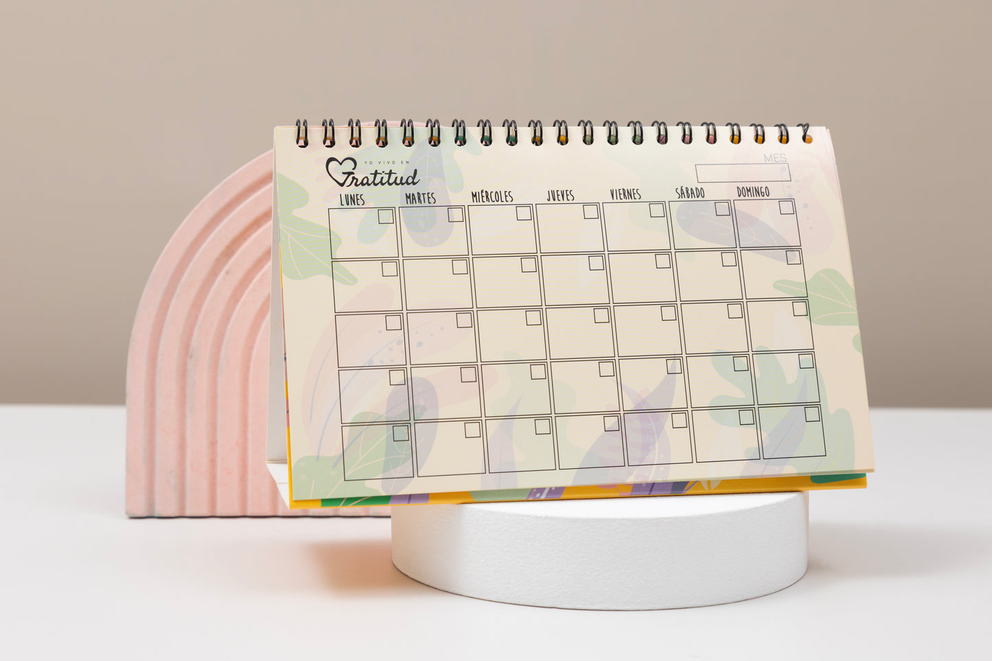 Calendario "La gratitud es un imán de milagros"