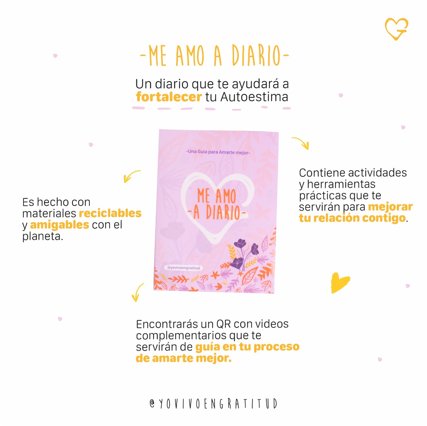 💖 Diario de Amor Propio: Tu guía para amarte cada día 💖