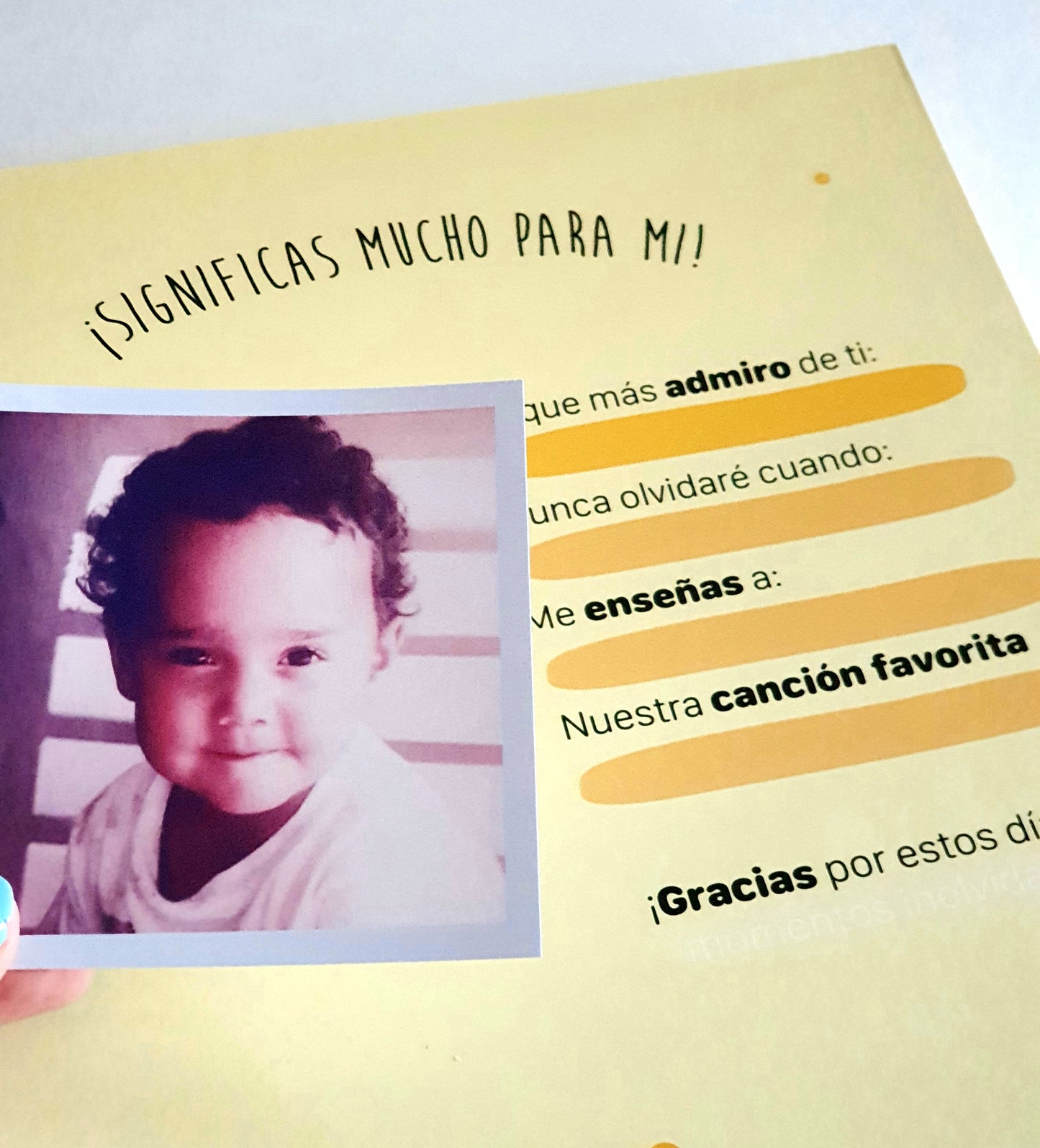 Album Gracias por existir + Fotos Impresas