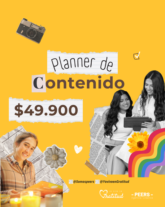 Planner contenido redes sociales