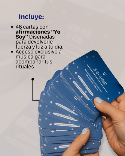 Oráculo Calma para el Alma – Cartas de Afirmaciones Yo Soy y Conexión Interior