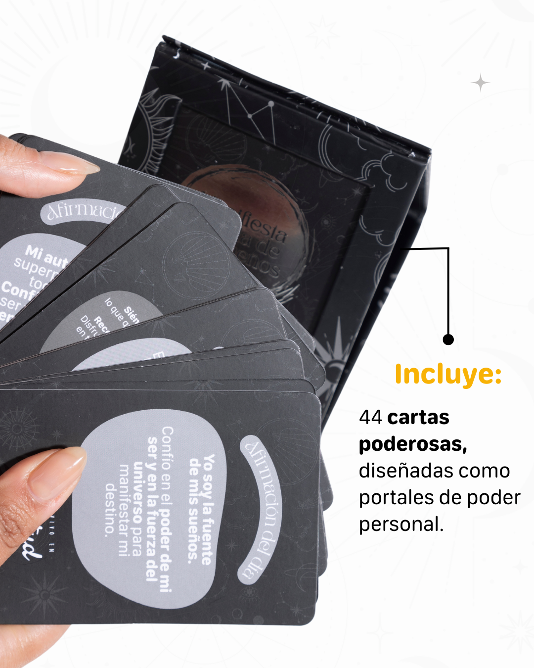 Oráculo Manifestación 💛 – Afirmaciones para Crear la Vida que Deseas