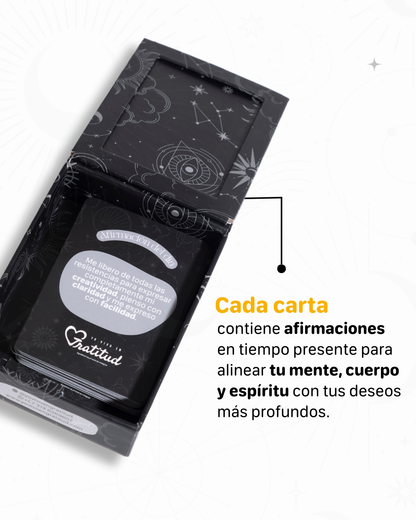 Oráculo Manifestación 💛 – Afirmaciones para Crear la Vida que Deseas