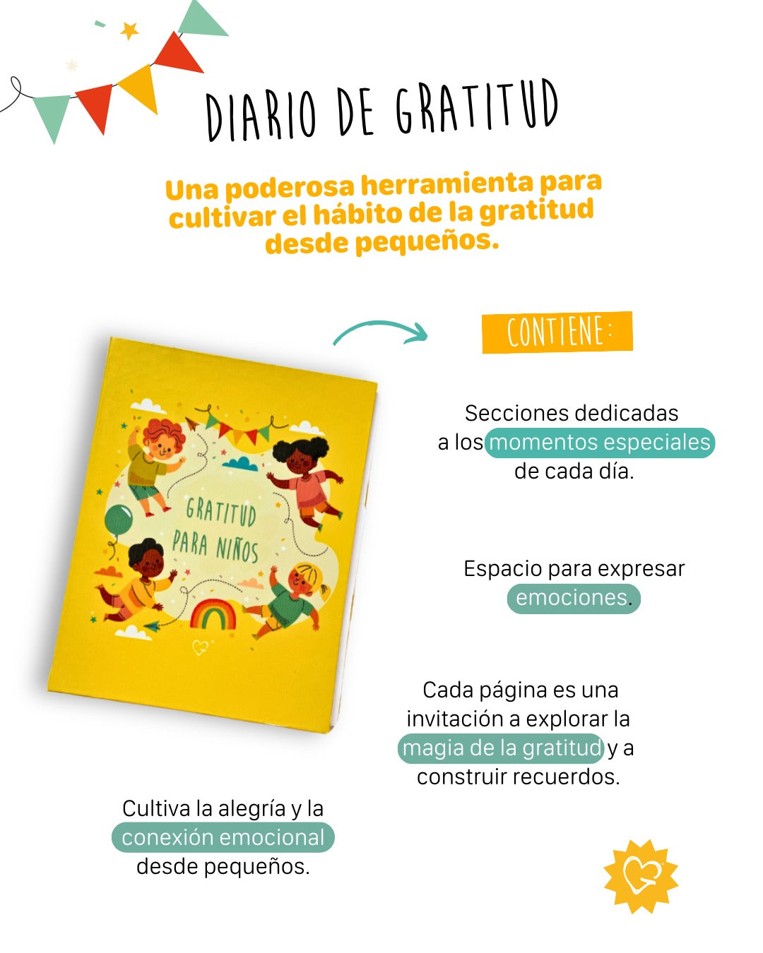Diario de Gratitud para Niños
