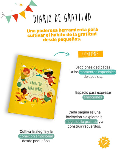 Diario de Gratitud para Niños